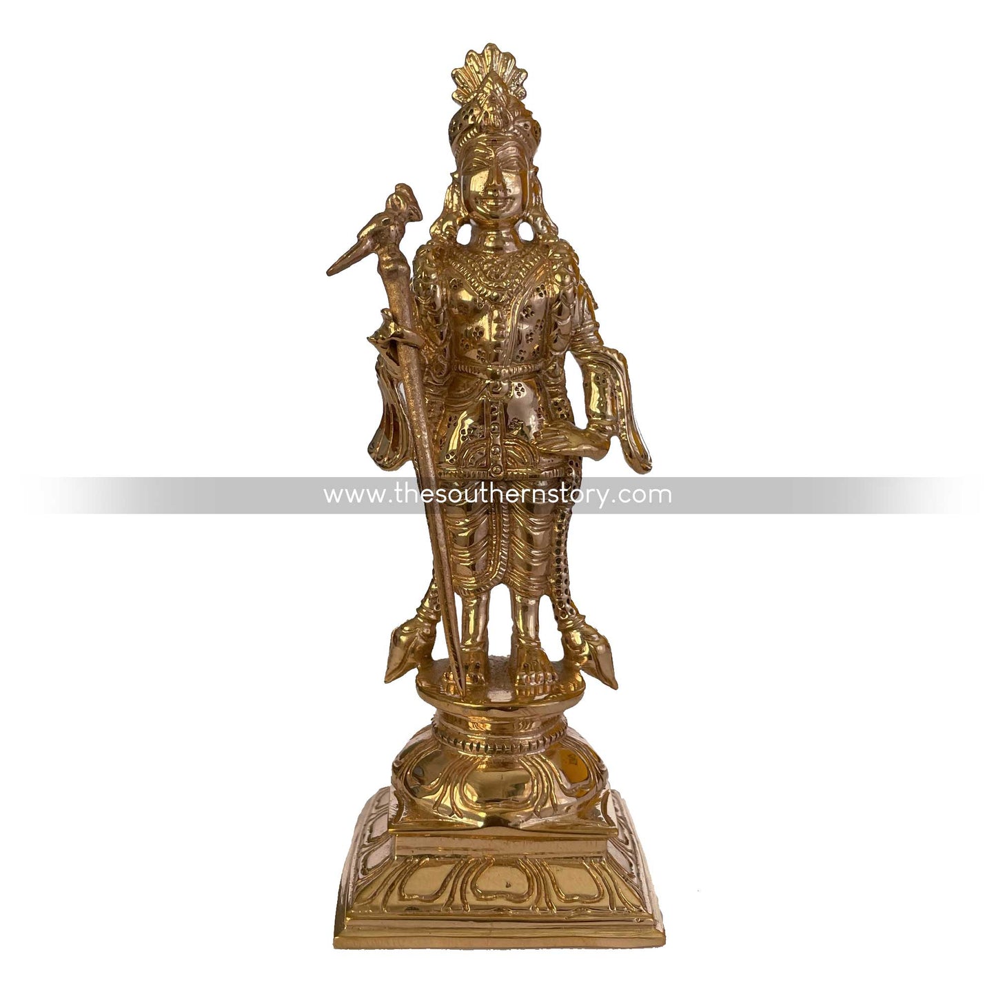 Raja Alangara Murugan Bronze Idol (6 inch)