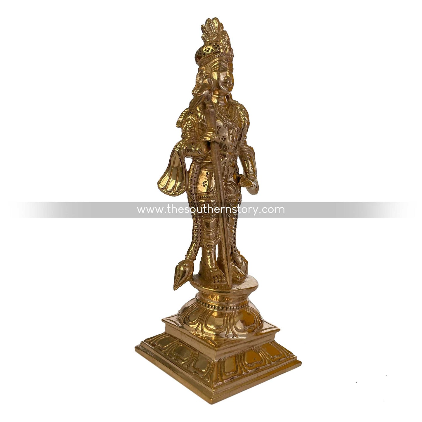 Raja Alangara Murugan Bronze Idol (6 inch)