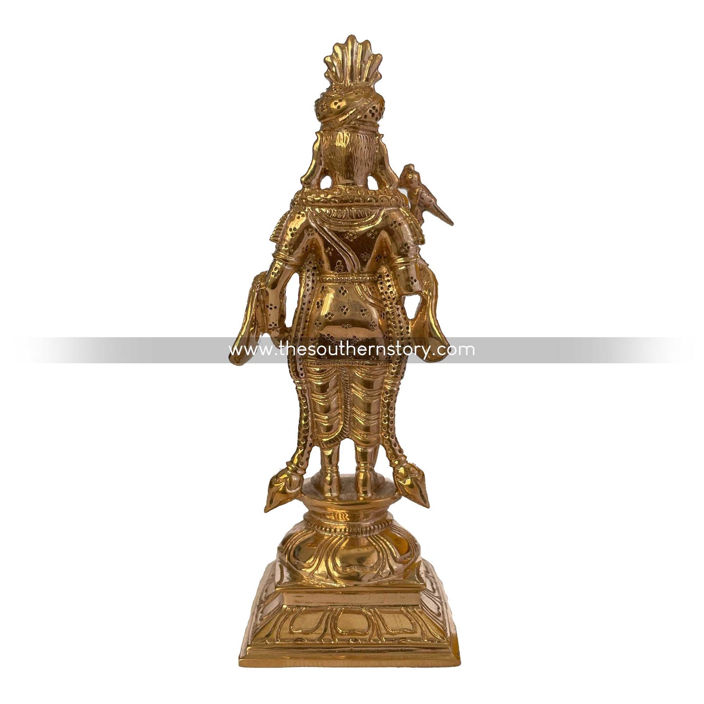 Raja Alangara Murugan Bronze Idol (6 inch)