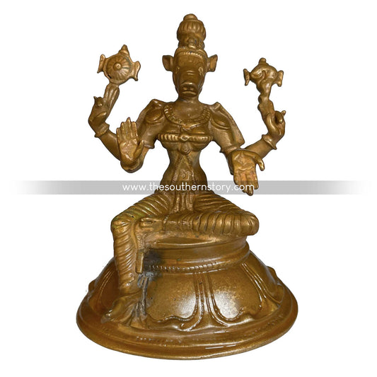 Varahi amman Antique Bronze Idol (4 inch)