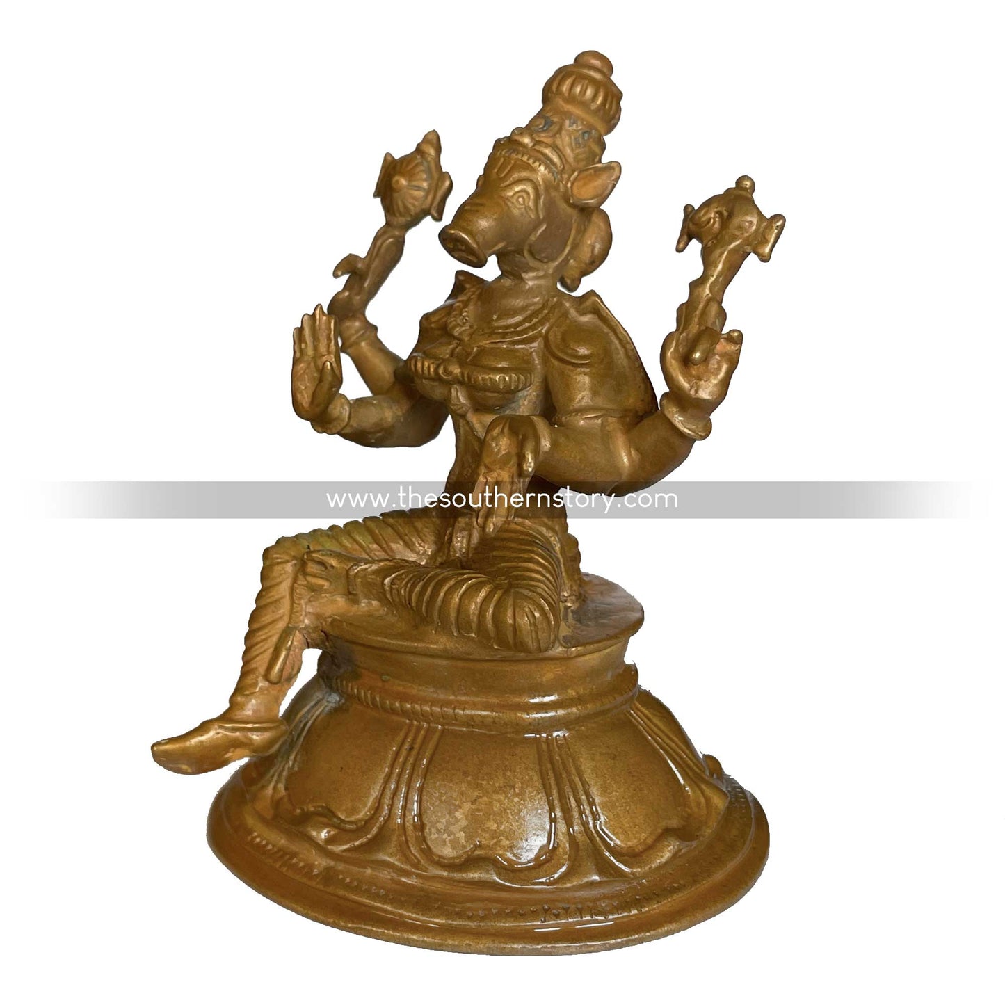 Varahi amman Antique Bronze Idol (4 inch)