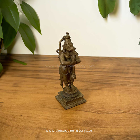 Hanuman Antique Bronze Idol (4 inch)