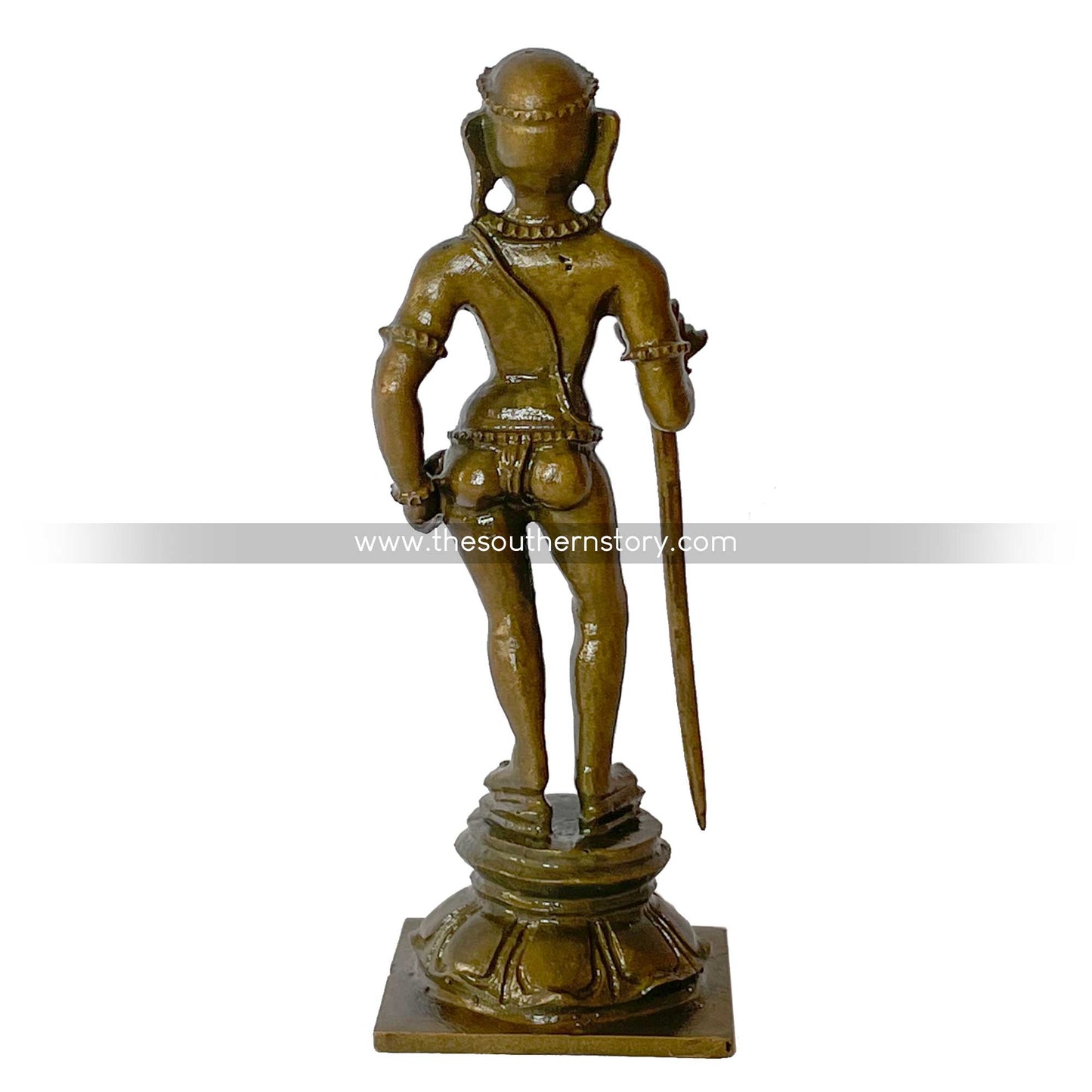 Palani Murugan Antique Bronze Idol (4 inch)