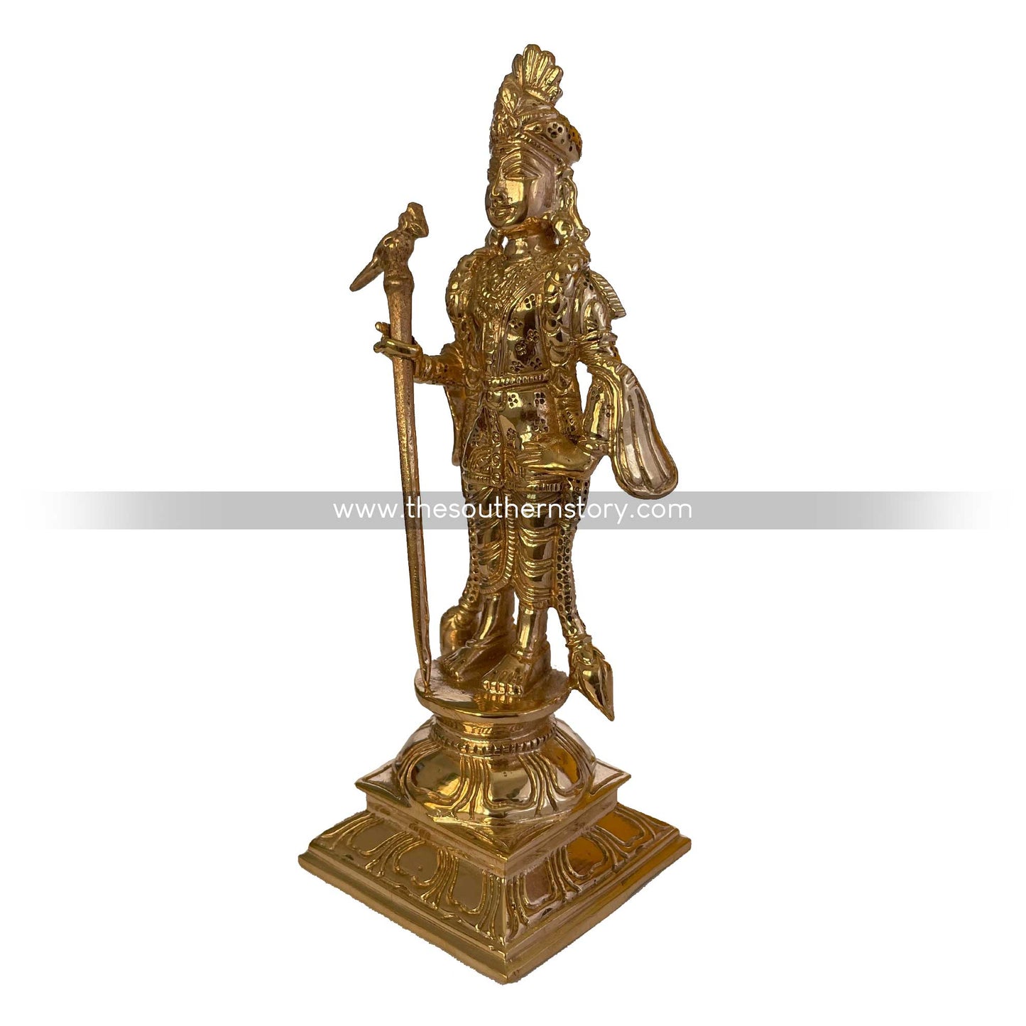 Raja Alangara Murugan Bronze Idol (6 inch)