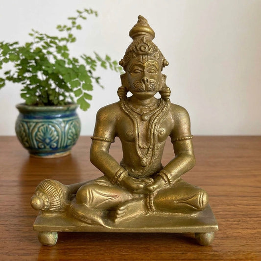 Hanuman Antique Bronze Idol (3 inch)