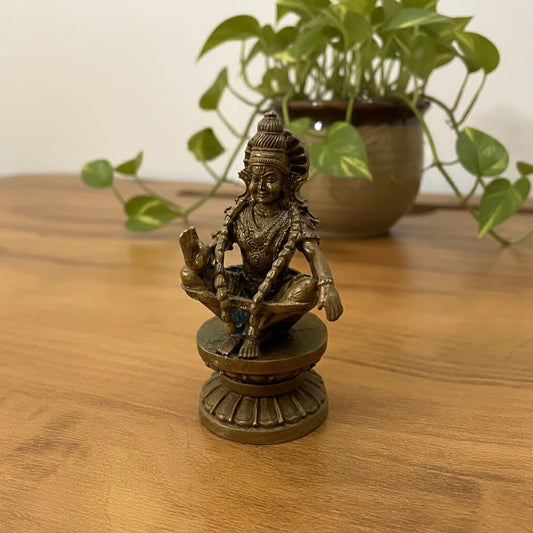 Ayappan Antique Bronze Idol