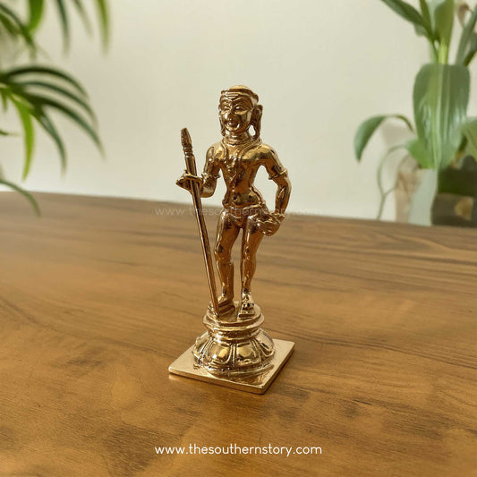 Palani Murugan Bronze Idol (4 inch)