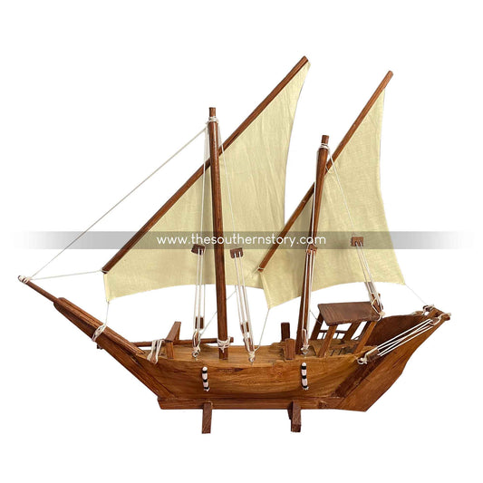 Uru Wooden Boat (24 inch) - Handcrafted wooden boat from Bepore