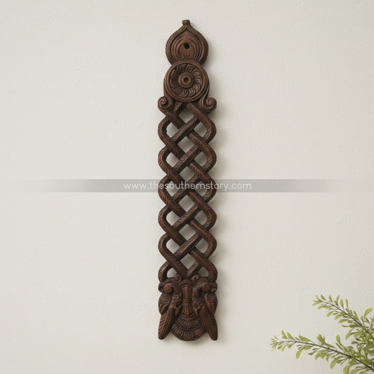 Chettinad wooden carved wall hanging (36 inch)