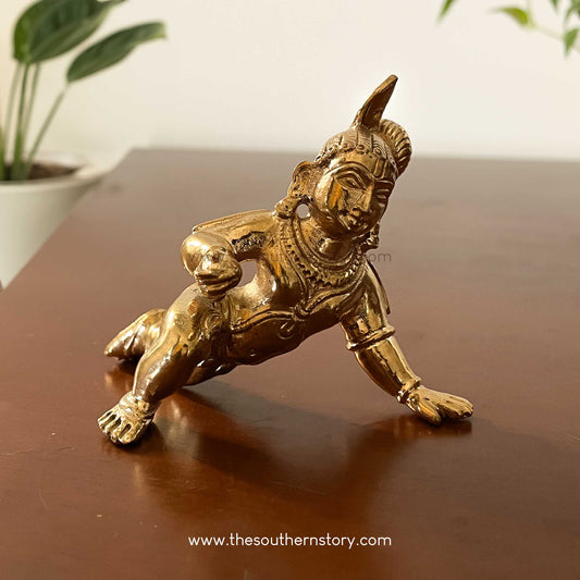 Krishna Bronze Idol (2 inch)