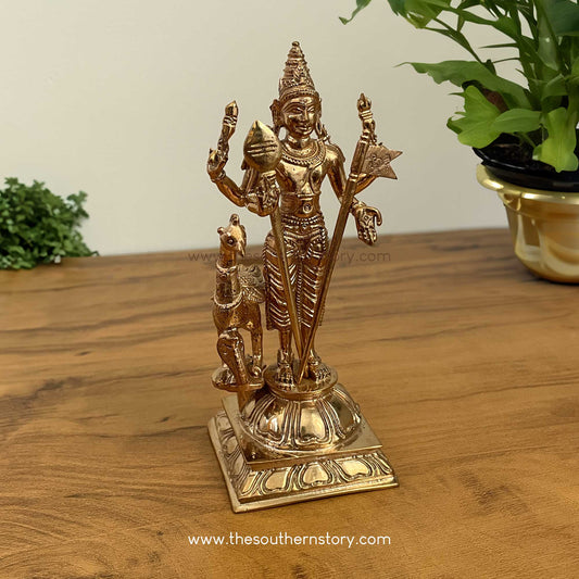 Murugan Bronze Idol  (5.5 inch)